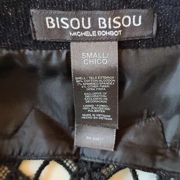 Bisou Bisou Black Sparkly Jacket - Picture 10 of 16